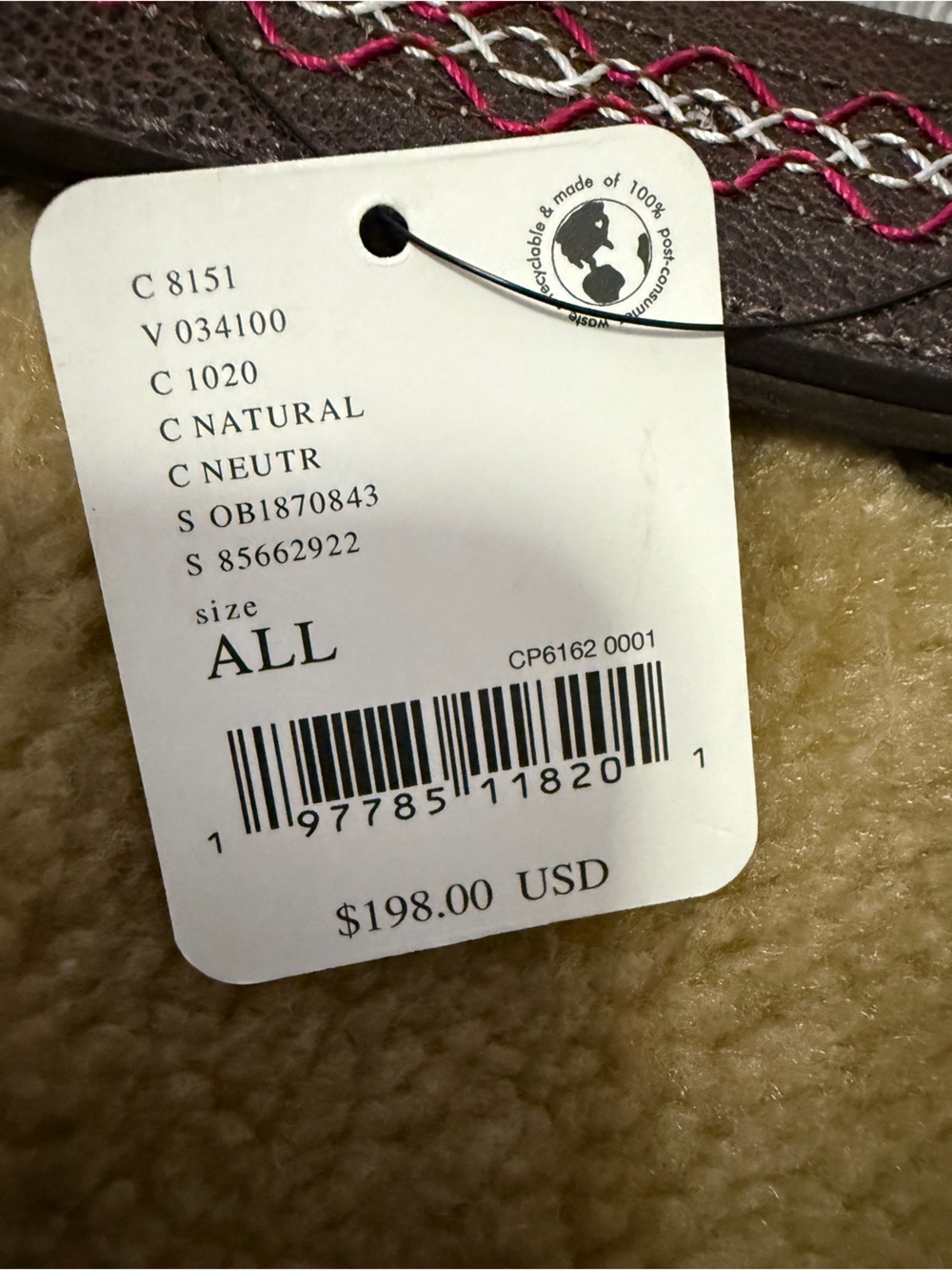 Free People Elias Faux Shearling Messenger Bag - Picture 5 of 5